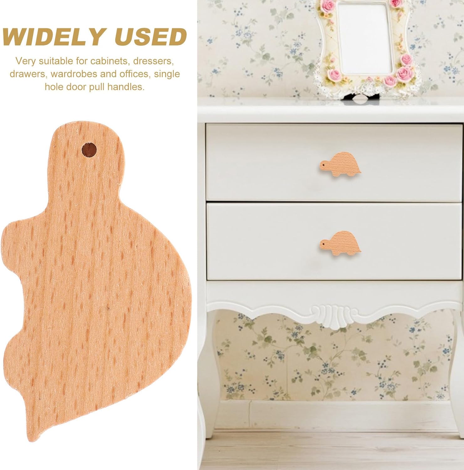 Cartoon Animal Shaped Wooden Knob for Baby Dresser and Cupboards