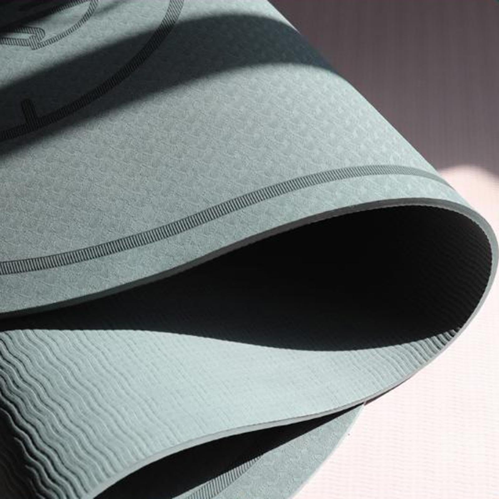 Springseilmatte Workoutmatte Sprungmatte Schutzmatte Fitnessmatte Elastisch Und Kompakt Aus TPE für Workout Zuhause