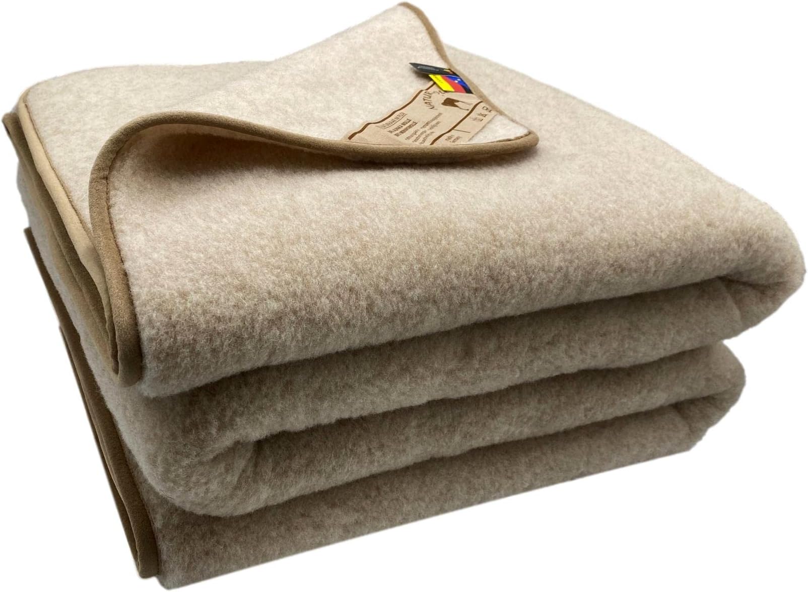 Wool Blanket 20%, Alpaca Wool 80%, Merino Wool, Virgin Wool, 140x200