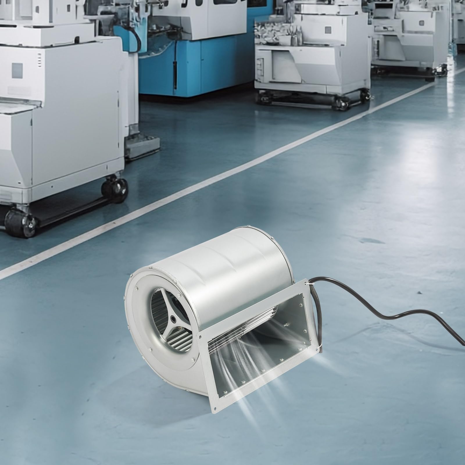 Ventilatore centrifugo 300 W 840 m³/h φ146 x 190 mm, ventilatore radiale per forni industriali, ventilazione e raffreddamento (60 dB, 1300 giri/min)