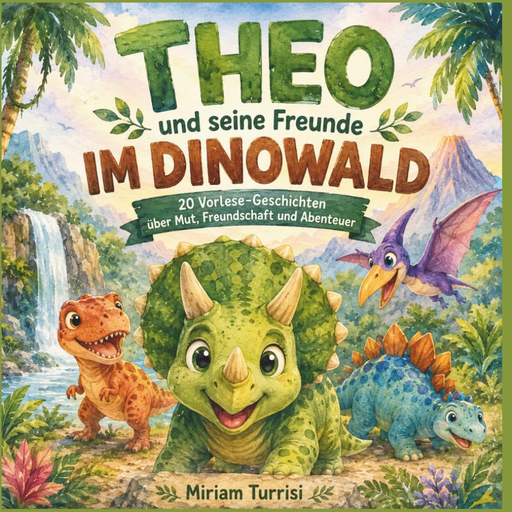 Theo und seine Freunde im Dinowald: 20 Vorlese-Geschichten über Mut, Freundschaft und Abenteuer