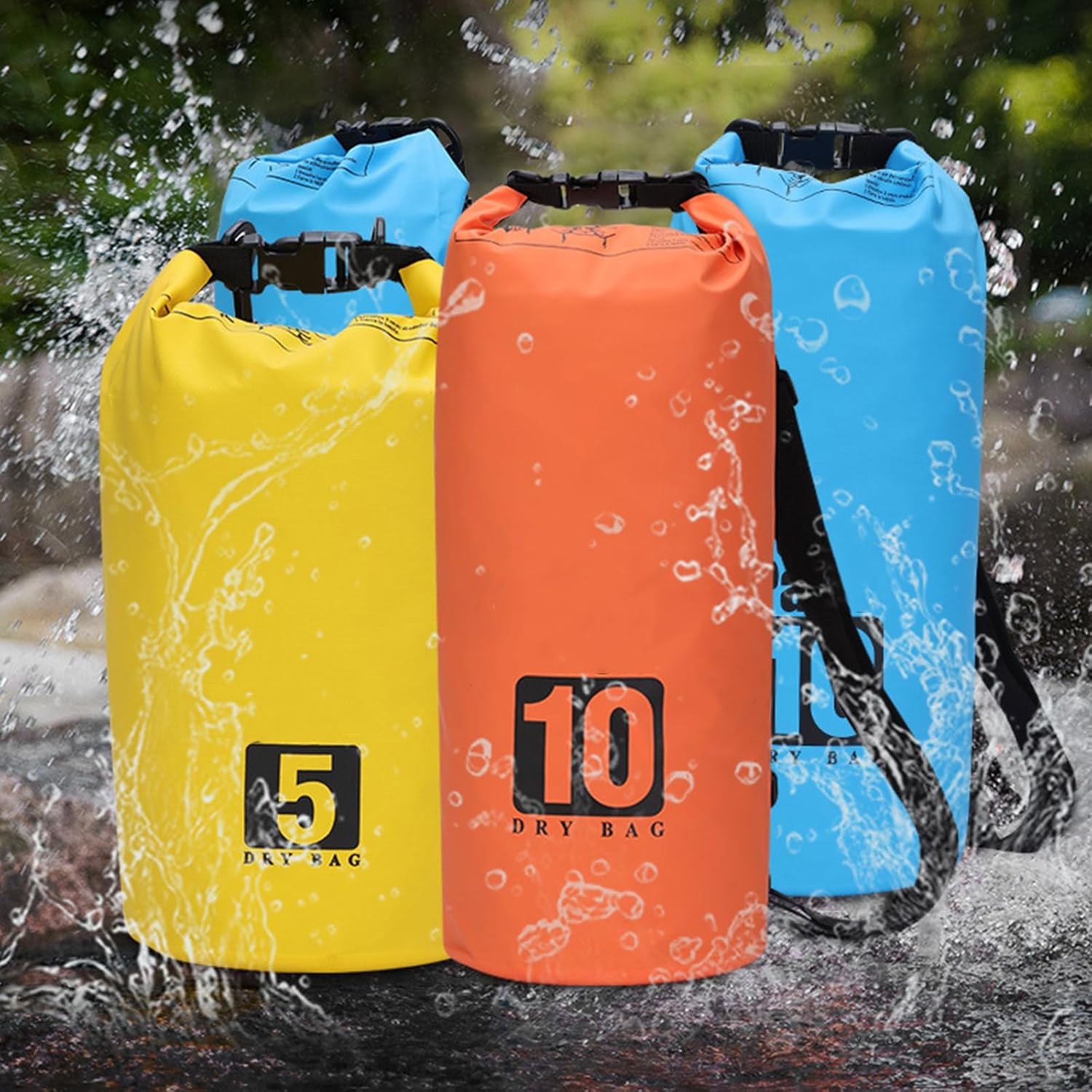 Pack, Dry Backpack Waterproof Floating Bag Roll Top for Kayak Rafting Swimming Outdoor Gear Dry Bag /3L/5L/10L/15L/20L