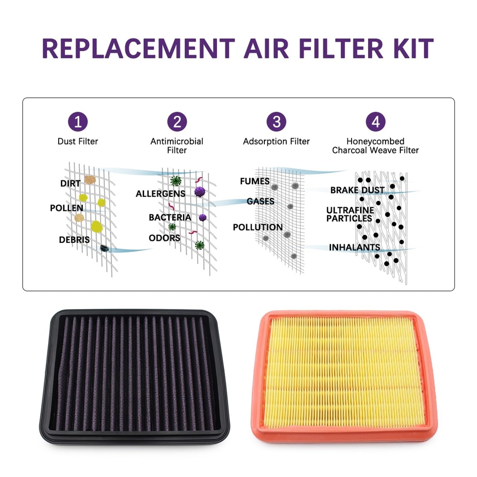 Filtro Aire Motocicleta Filtro De Aire Limpiador para Admisión Piezas De Elementos para Duc&ati para Multistrada Panigale SR SP GP para 1100 Streetfighter V4