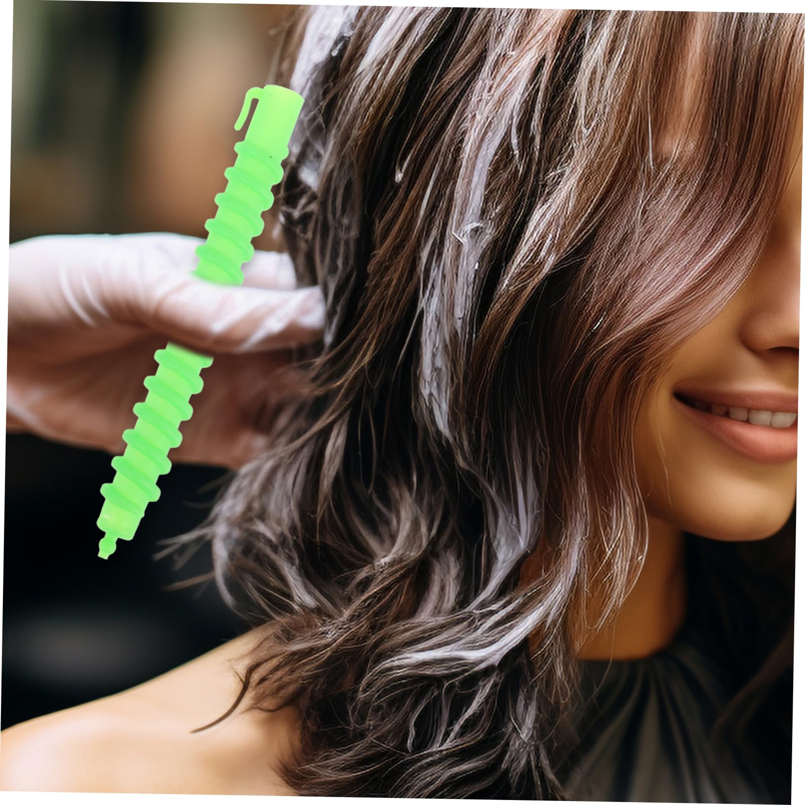 Healeved 180piezas Rulos De Perm Anchos Para Cabello Rizado Varillas De Curling Espirales Rulos Flexibles Para Estilos De Cabello Corto y Diseño Hueco Ligero y Manejado Facilidad