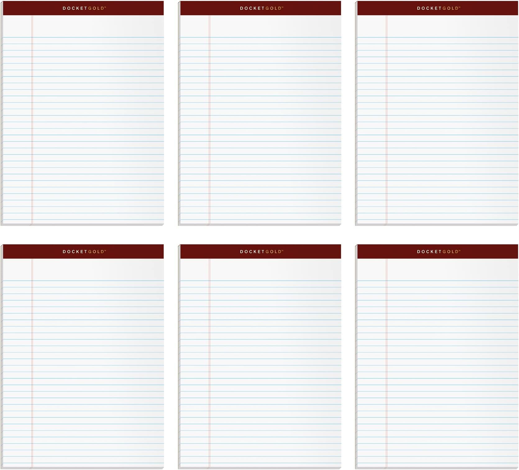 TOPS 8.5 x 11 Legal Pads, 12 Pack, The Legal Pad Brand