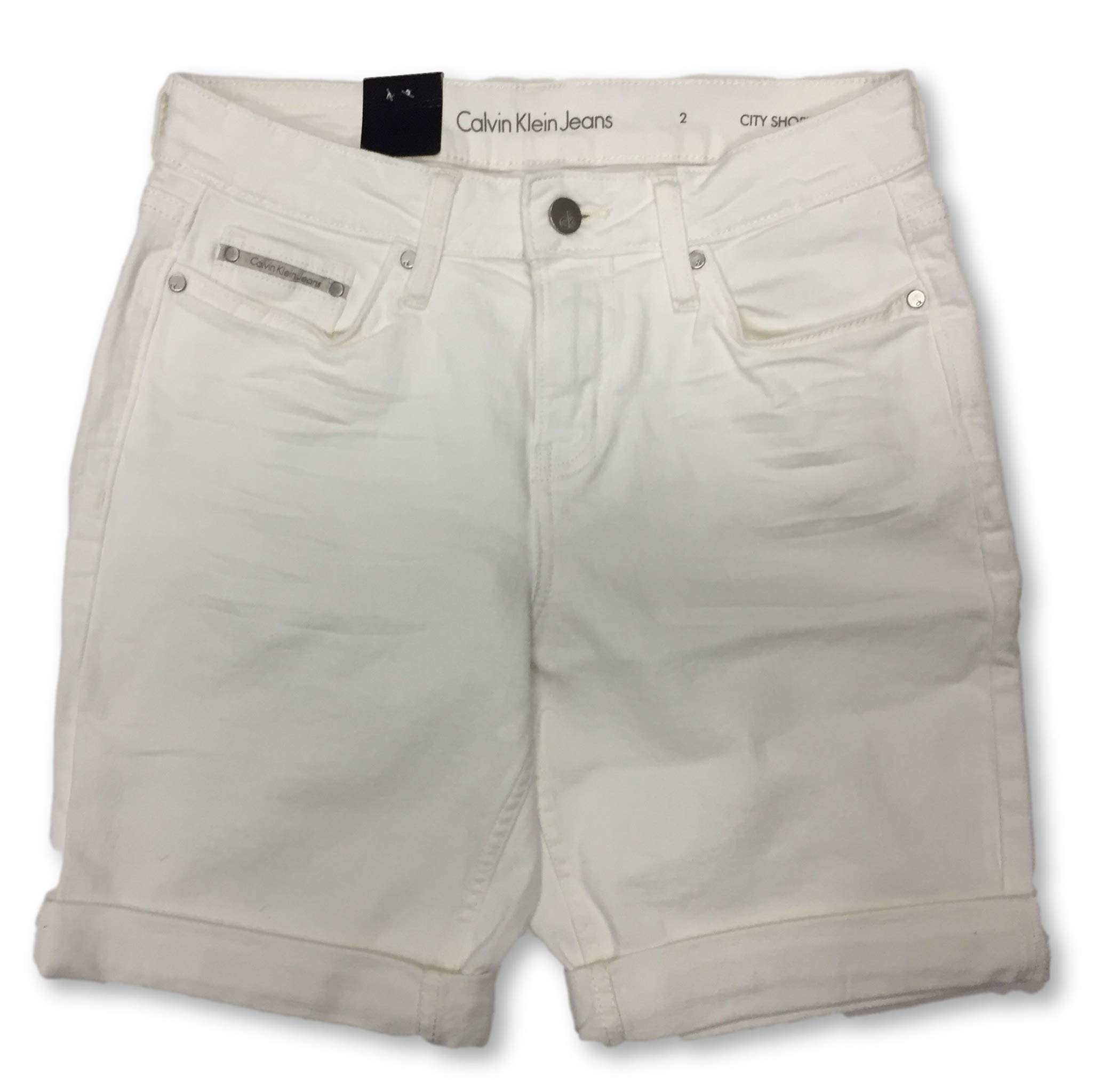 View 1 of Jeans Women's Denim City Short (2, White Light)