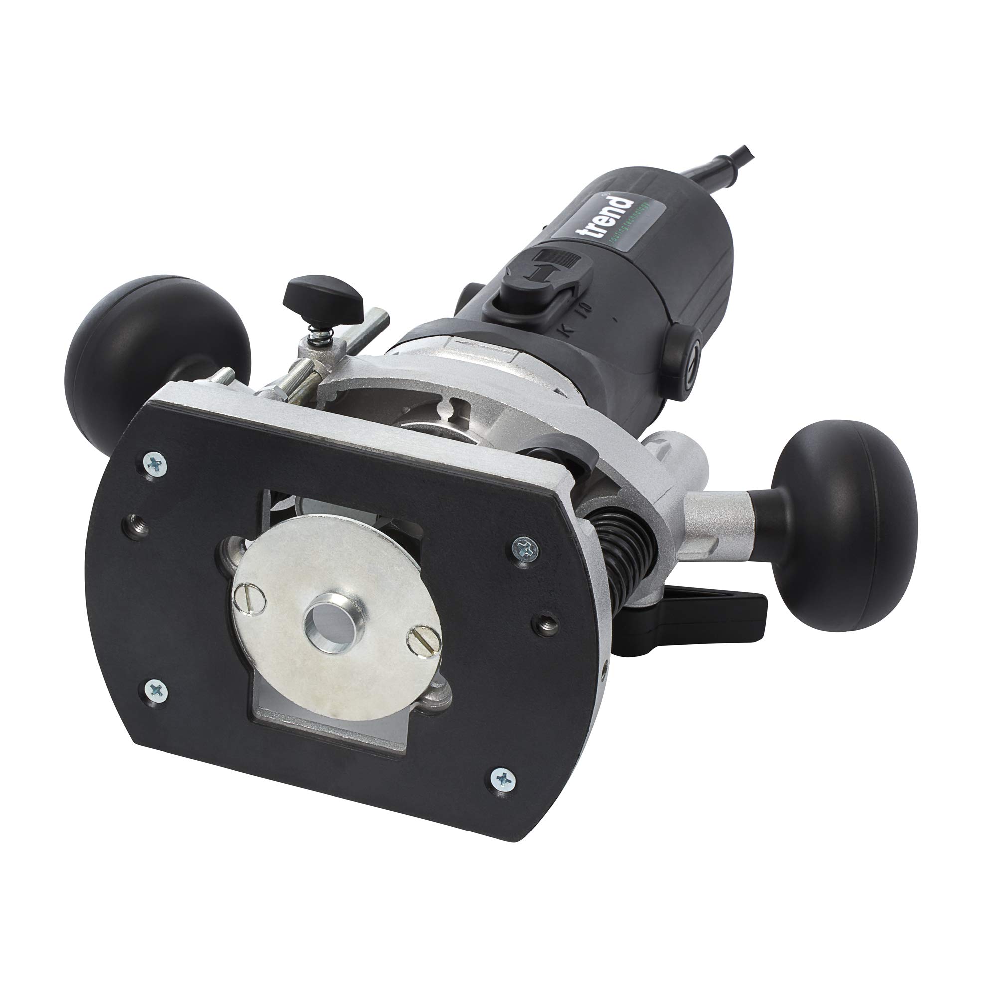 Trend Fresadora de velocidad variable 8 mm 850 W 230 V EU, profundidad de entrada de 35 mm, función de apagado incorporada, T4EK/EURO