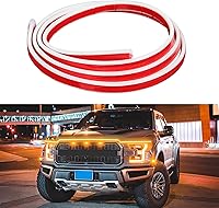 Vista 10 de DREAMIZER Tira de luz LED de 94" RGB para capó de coche, tira de luz LED multicolor exterior, luces LED dinámicas impermeables y flexibles