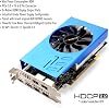 Tarjeta gráfica RX 580 8GB GDDR5 256-Bit | 6 puertos HDMI, soporte de resolución bloqueada, PCIe3.0 x16, necesita conector de 6 pines 7