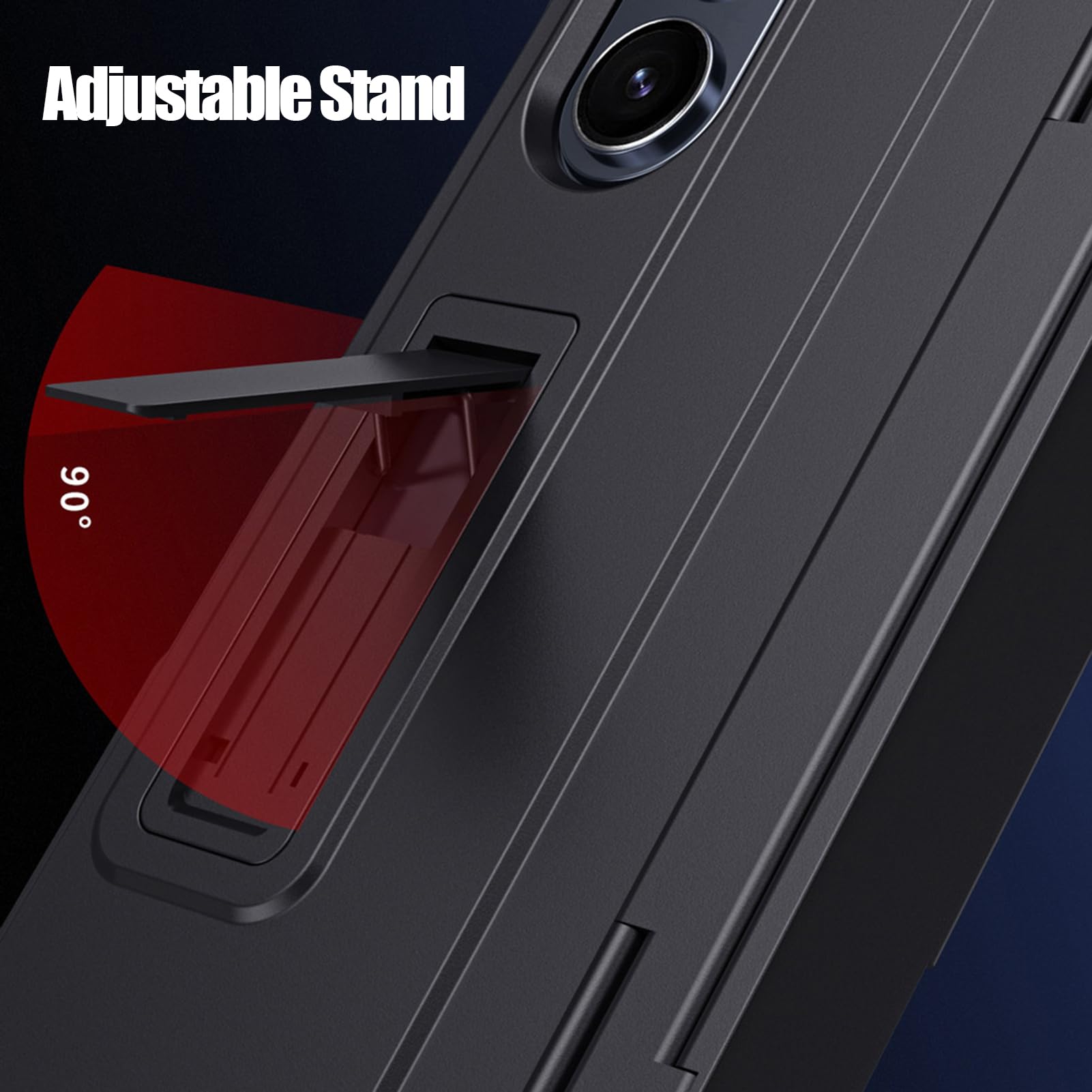 Galwaniczne etui do Samsung Galaxy Z Fold 8 Ultra, składany stojak