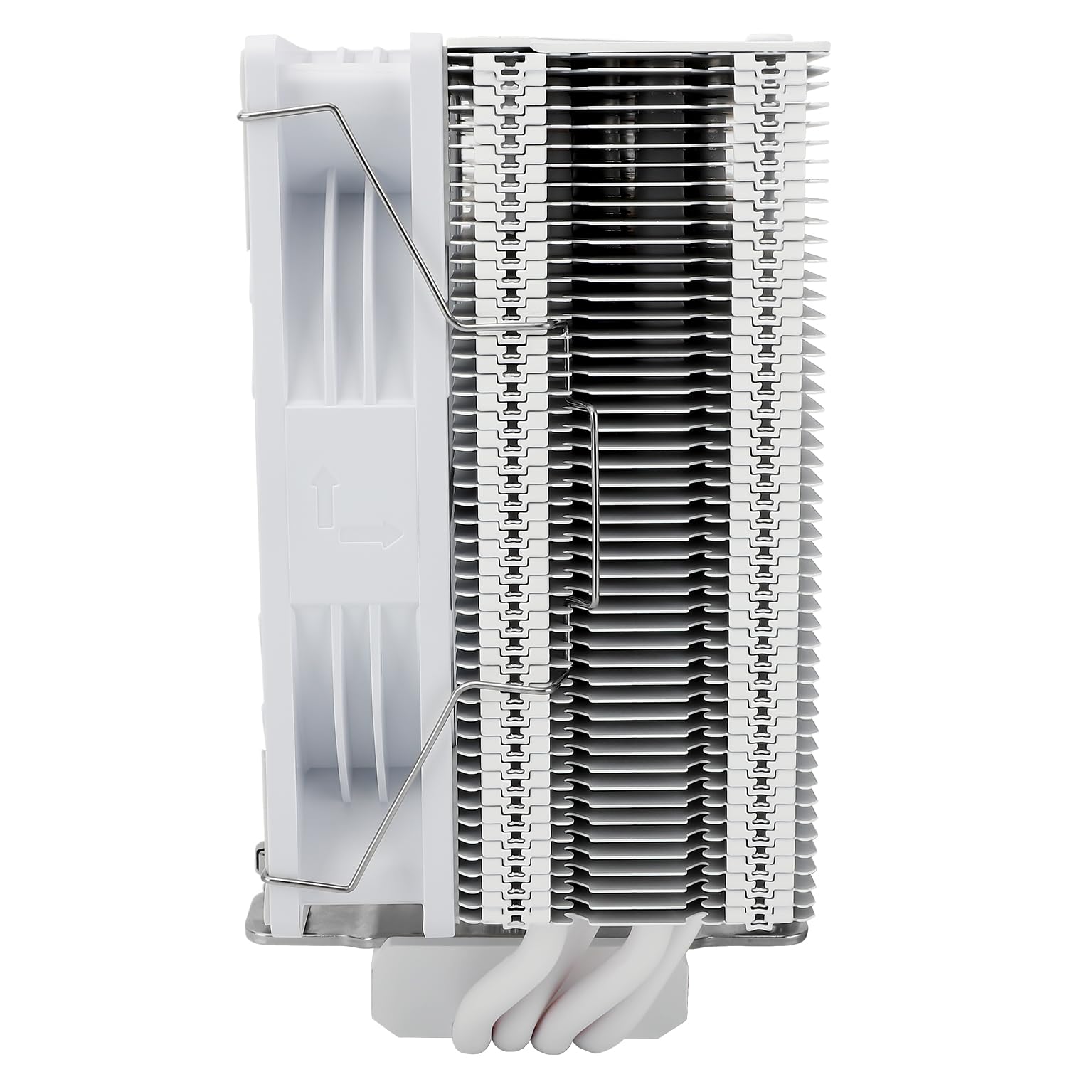 Thermalright Assassin Spirit 120 EVO Refroidisseur de processeur ARGB blanc, 4 caloducs, avec ventilateur TL-S12W-S PWM silencieux, compatibilité AMD, AM4, AM5, Intel 1700, 1150, 1151, 1200