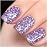 GAOY Glitter Gel Nail Polish, 16ml Lavender Purple Sparkly Gel Polish, Diamond Shiny Glitter Soak Off UV Light Cure for Nail Art, 1116 Lavender Fields