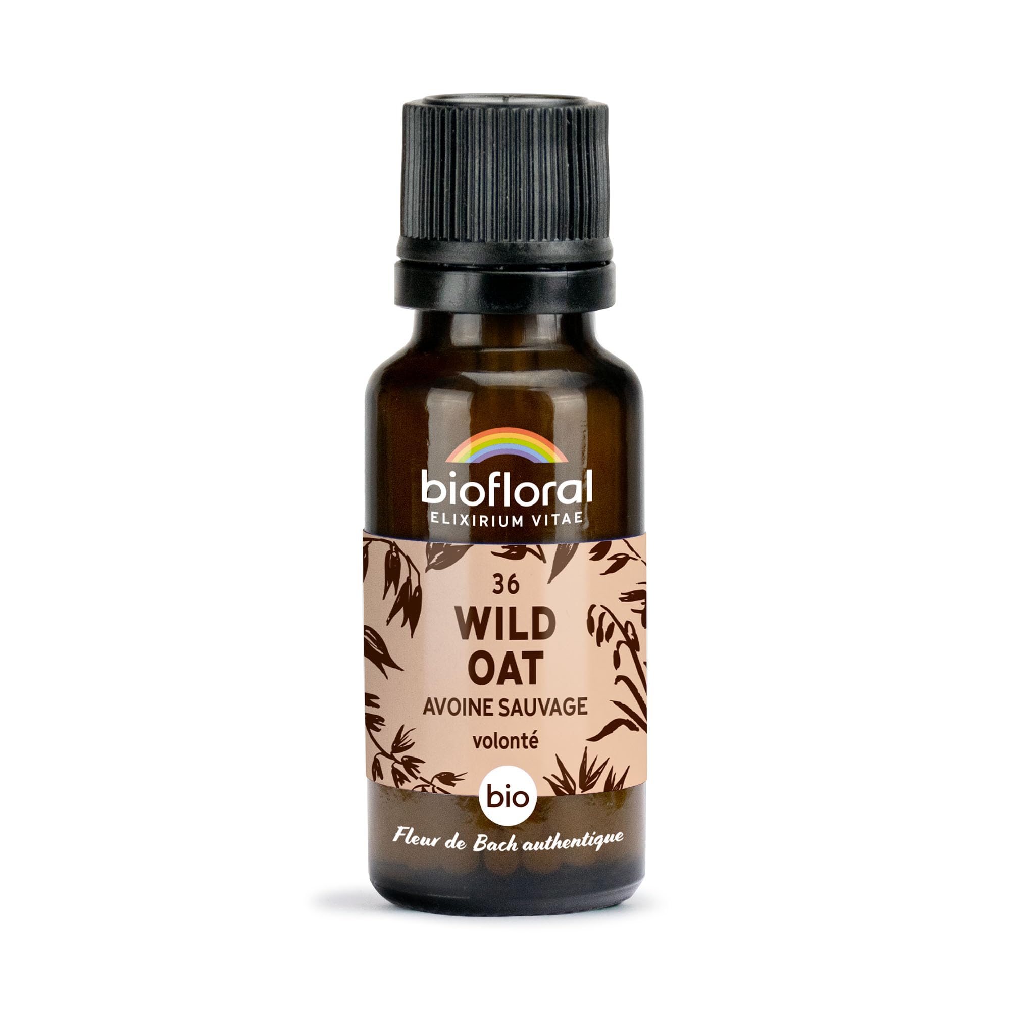 Biofloral 36 Wild Oat, Wild Oats Organic Granules 19.5 g Bach Flower