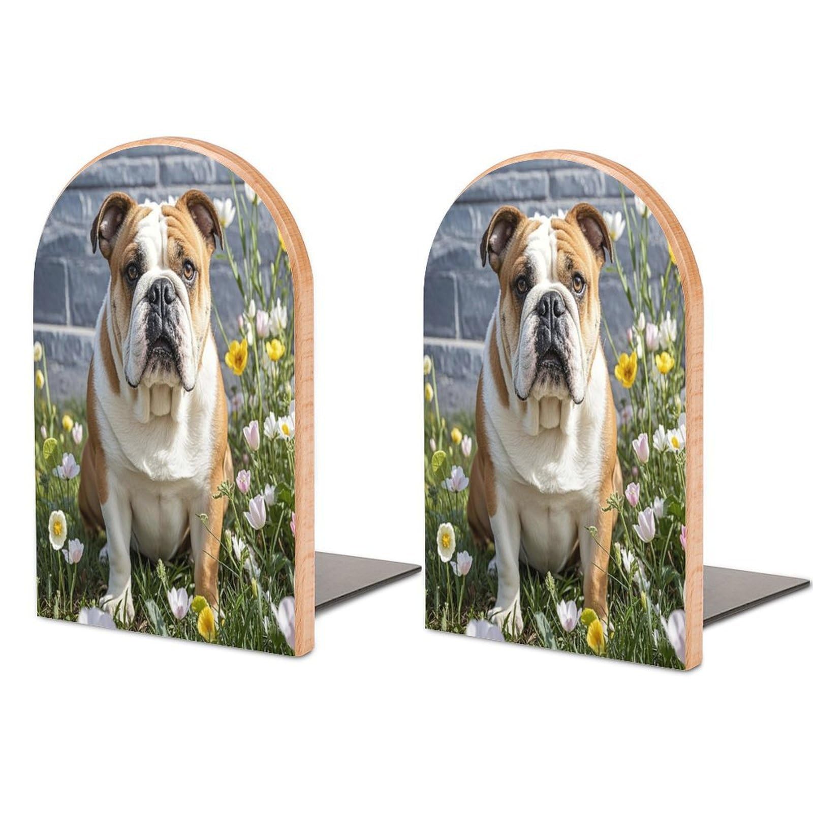Sujetalibros de bulldog contra caídas de tomos pesados en estanterías
