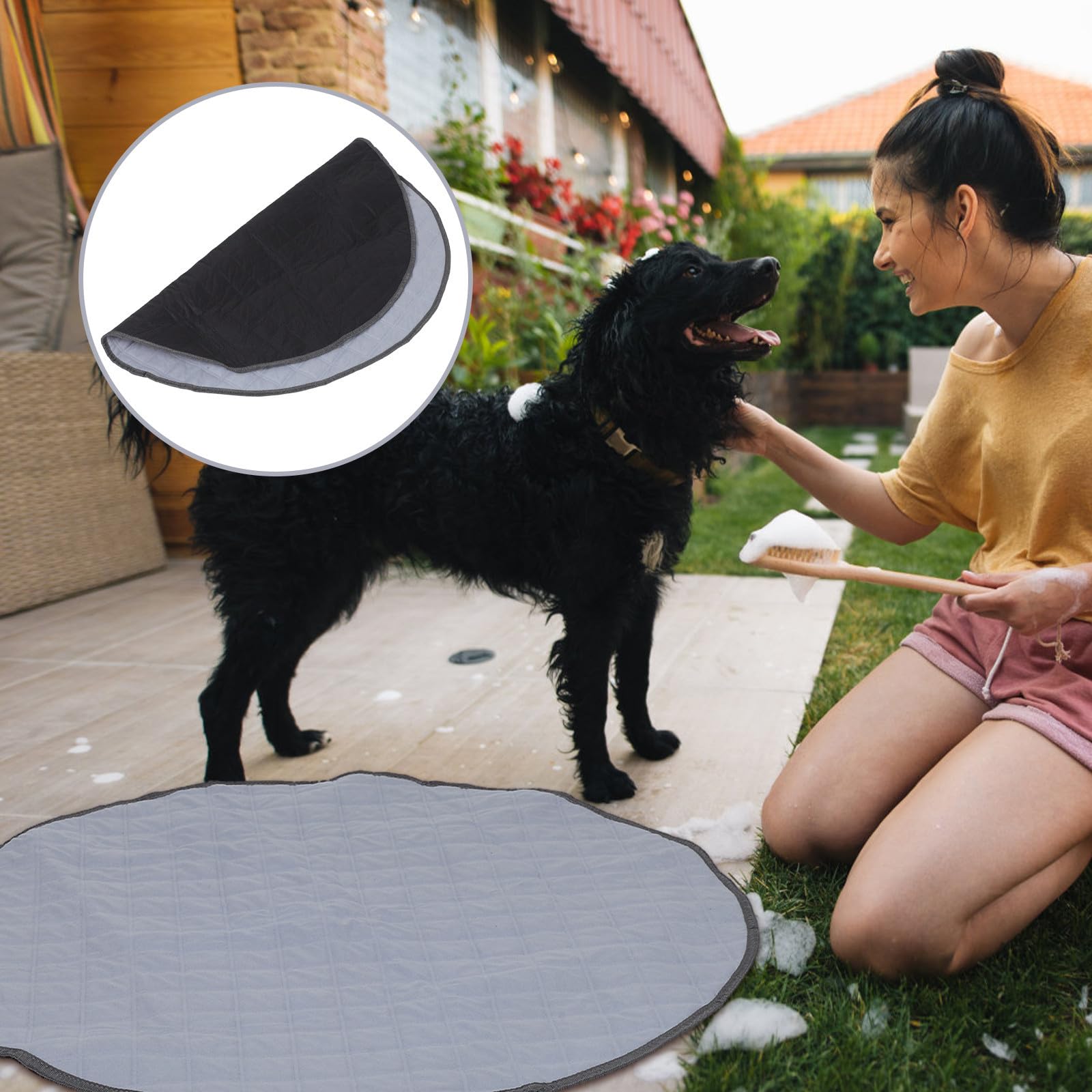 Kichvoe Tappetini Flanella Riutilizzabili Porcellini Igienici per in Cani Assorbenti D'india L'addestramento Domestico e Zone Interne