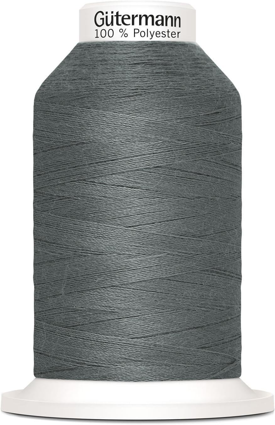 Gutermann Miniking Thread, Polyester, Charcoal, 5.5 x 1.1 x 4 cm