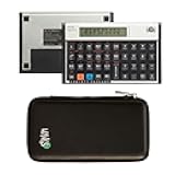 HP 12C Platinum Financial Calculator + WYNGS Protective Case Black