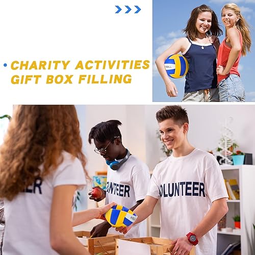 Miniatura 7 de Jerify Pelota de voleibol de tamaño 5 oficial para interiores y exteriores, pelota de entrenamiento suave para principiantes, adolescentes, adultos,