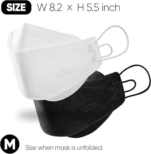 Miniatura 8 de BOTN - 11 cubrebocas de protección y seguridad KF94 para adultos, filtro de 4 capas y diseño 3D, correa ajustable y calidad premium, fabricados en