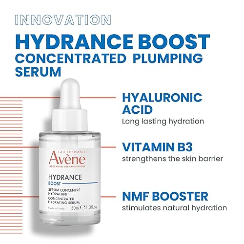Miniatura 5 de Avène Hydrance Boost - Suero hidratante concentrado, 48 horas de hidratación, ácido hialurónico, 1.0 onzas líquidas
