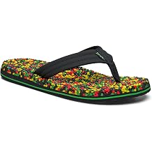 Sanuk Mens Bubblecush | Flip Flops for Men | Mens Sandals | Beach Sandals | Supportive & Lightweight | Comfort Footbed