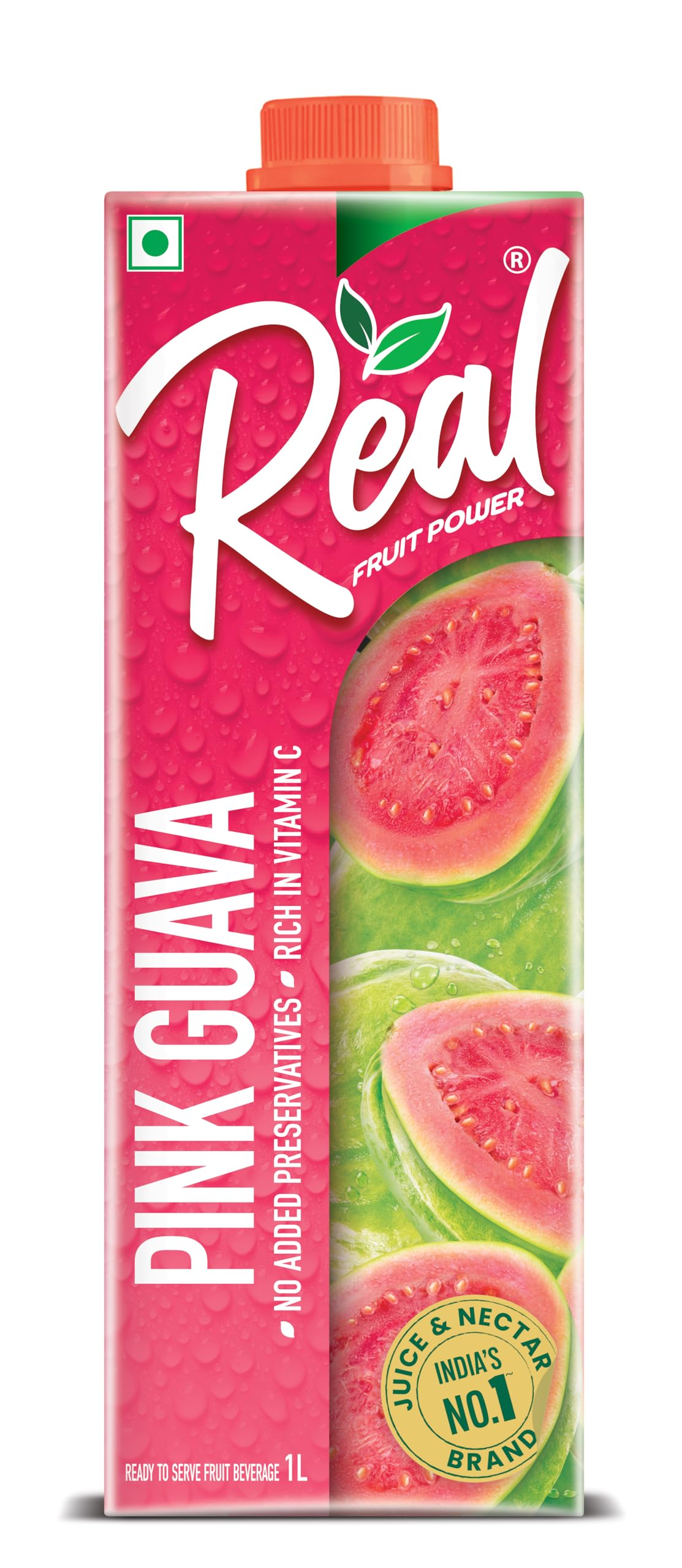 DABUR Real Pink Guava Fruit Juice 1L Rich In Vitamin C No Added Preservatives, No Artificial Colors & Flavours Goodness Of Best Fruits Tasty, Refreshing & Energising Drink-picture-16