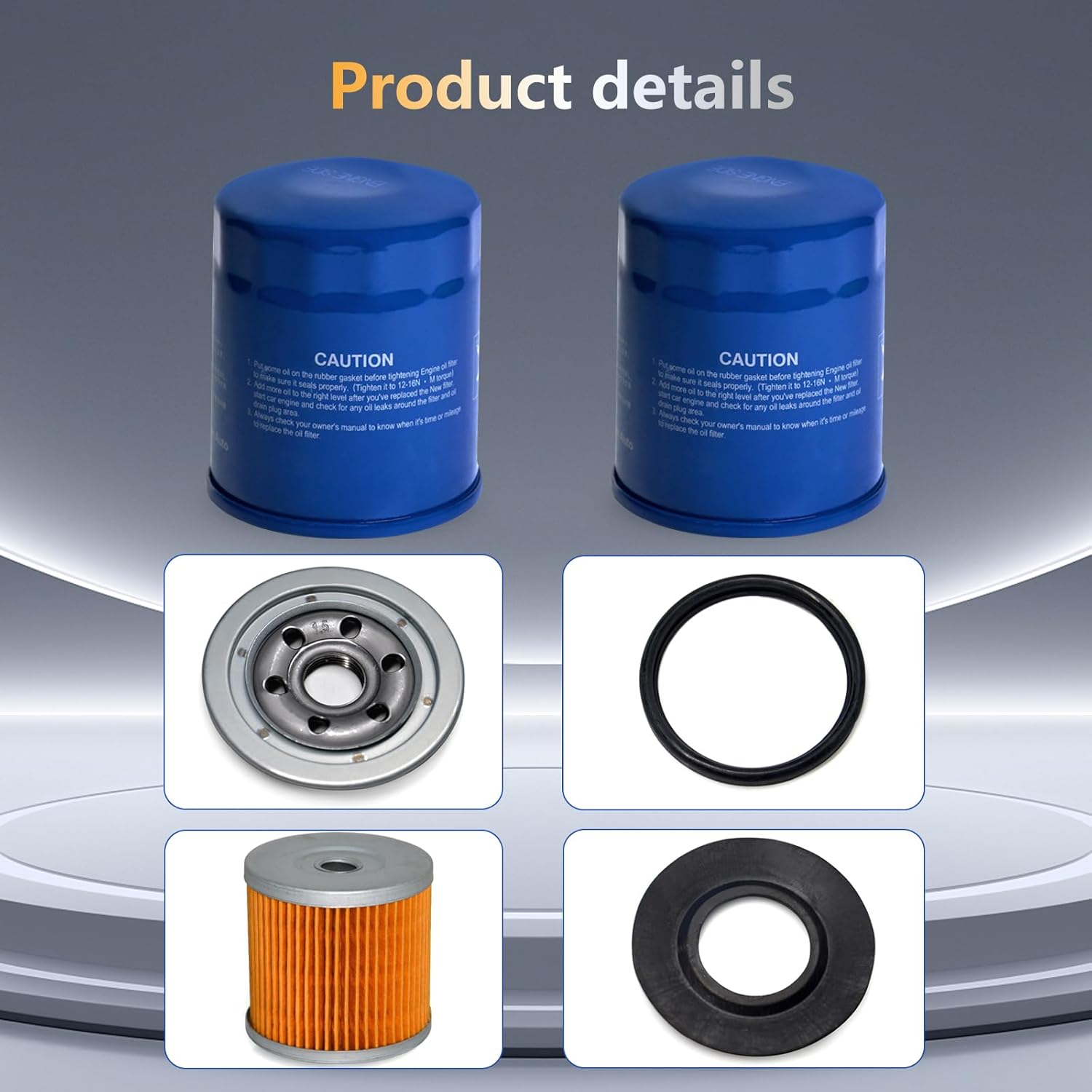 Engines Oil Filter Replacement for 2011-2025 Subaru Outback, Legacy, Impreza, Forester, XV Crosstrek, Ascent Replace 15208AA160, 15208AA15A SOA6351520815 Pack of 3