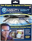 Ontel Mighty Sight LED Magnifying Eyewear, Black, Pack of 2