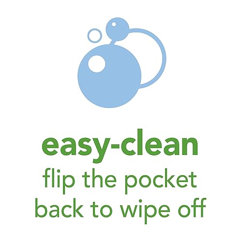 Miniatura 7 de green sprouts Snap & Go - Babero de silicona para atrapar alimentos, parte superior suave, impermeable + cuchara de silicona, enrollable para un