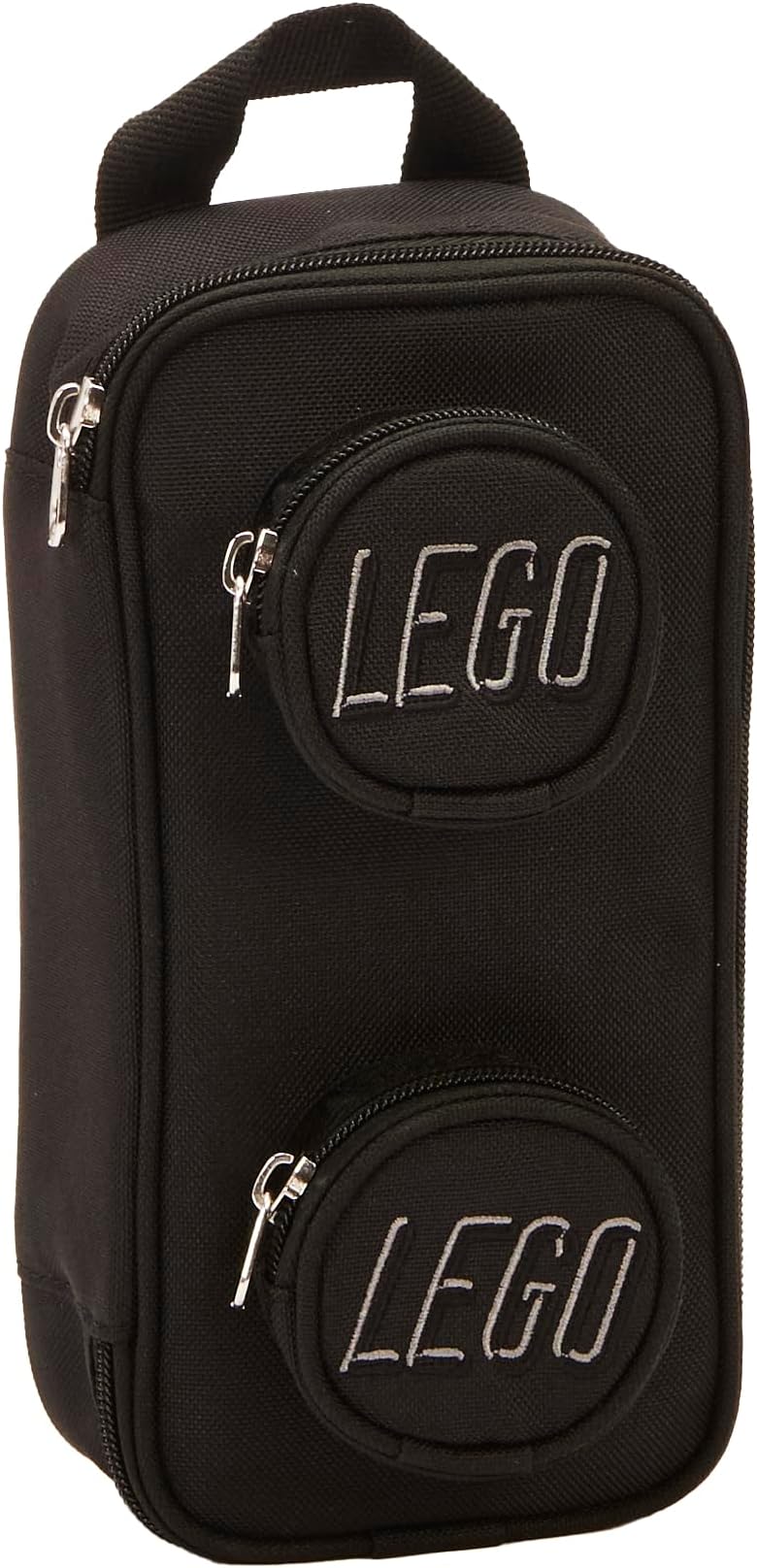 LEGO Kids' Brick Pouch, Black, One Size