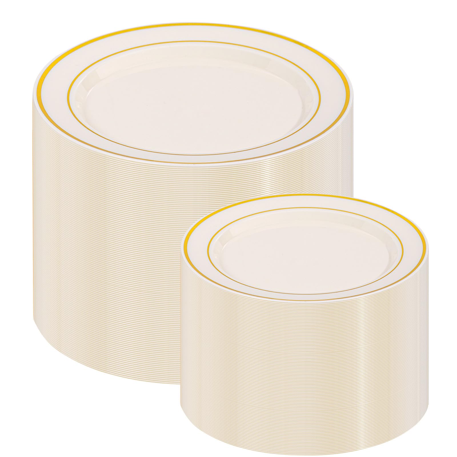 Silver Disposable Plates - 200 Pack -8