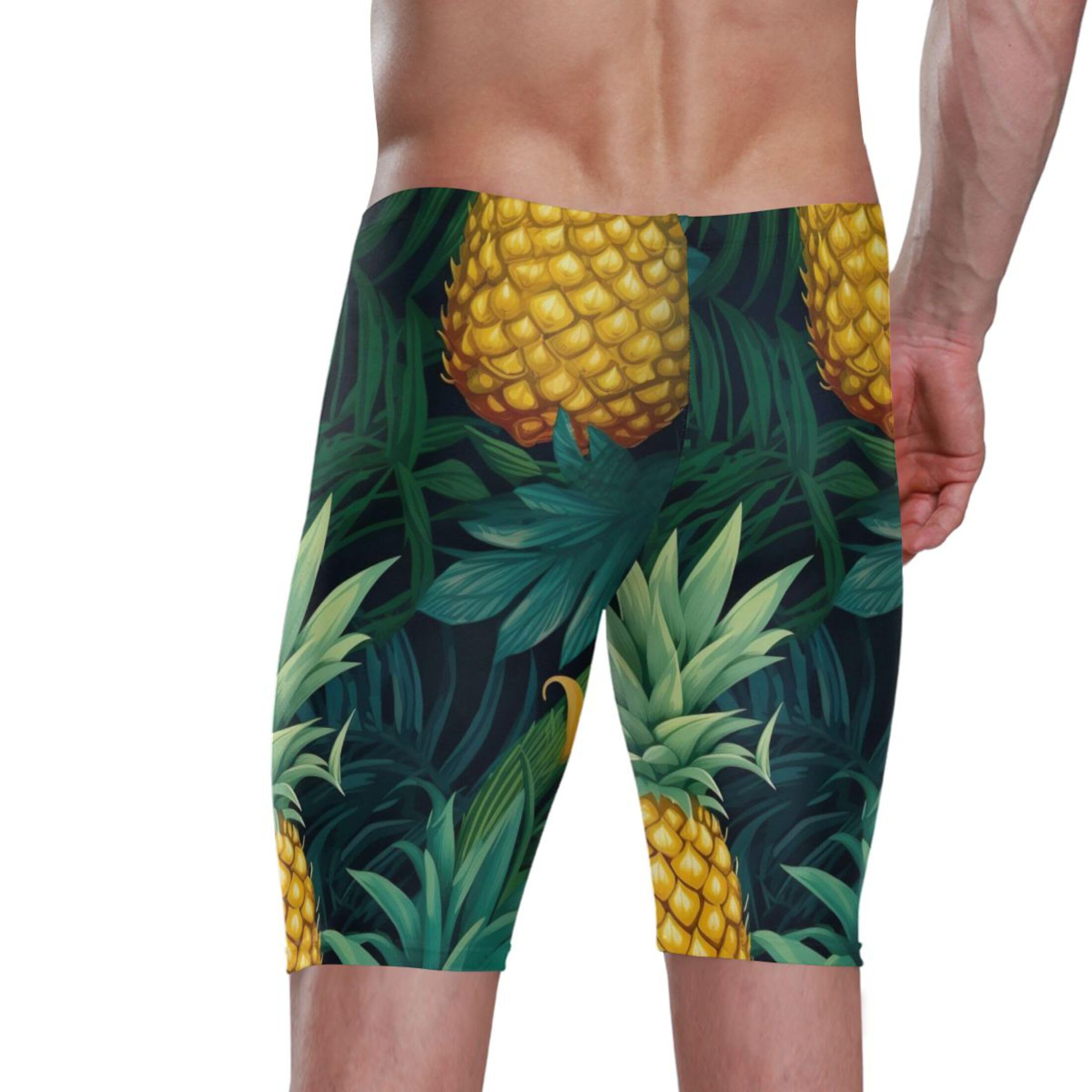 UMIRIKO Pineapple Fruit Men's Swim Jammers Swimsuit M B0400925