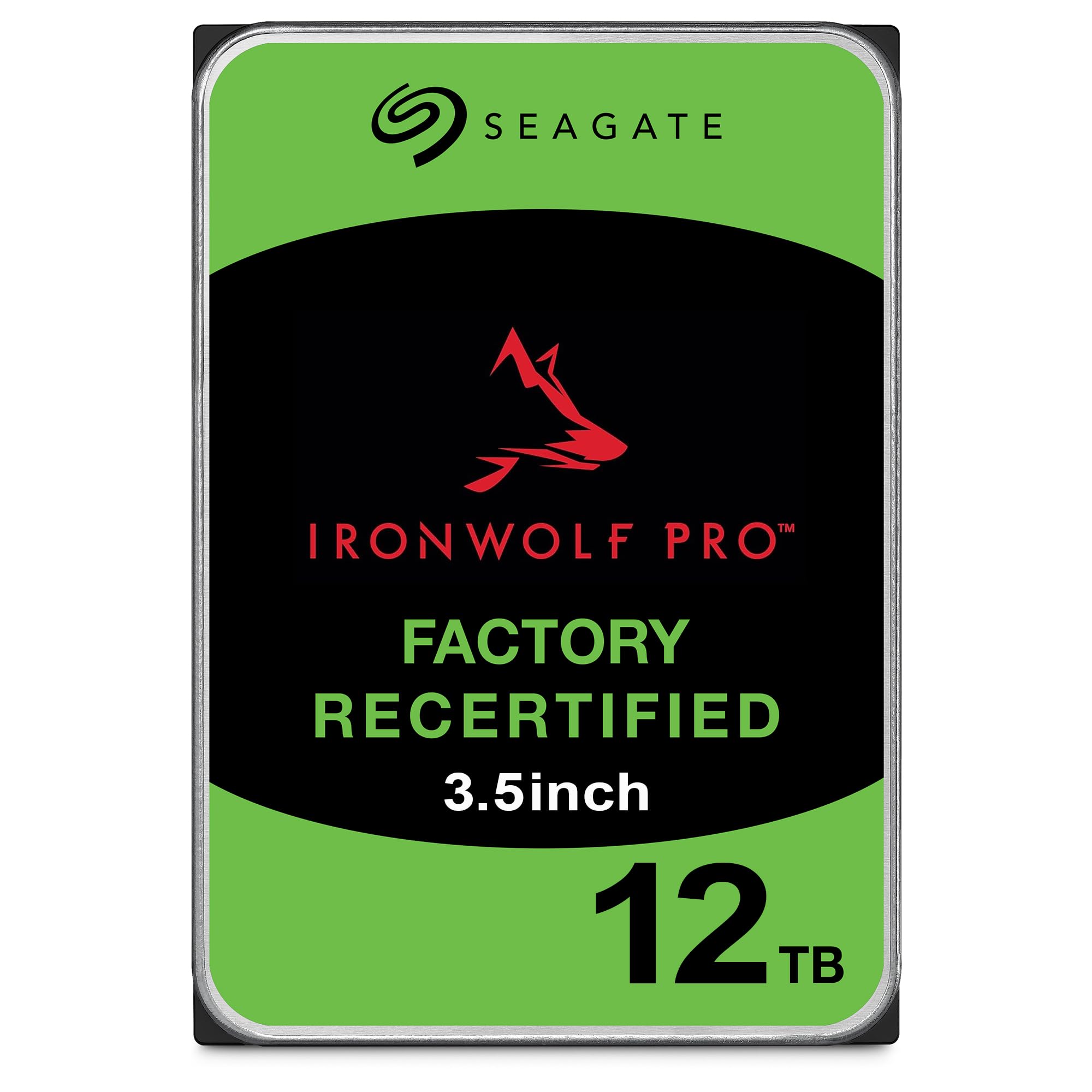 Seagate IronWolf Pro 12 to - Disque Dur 7200 TR/Min pour NAS - ST12000NT001