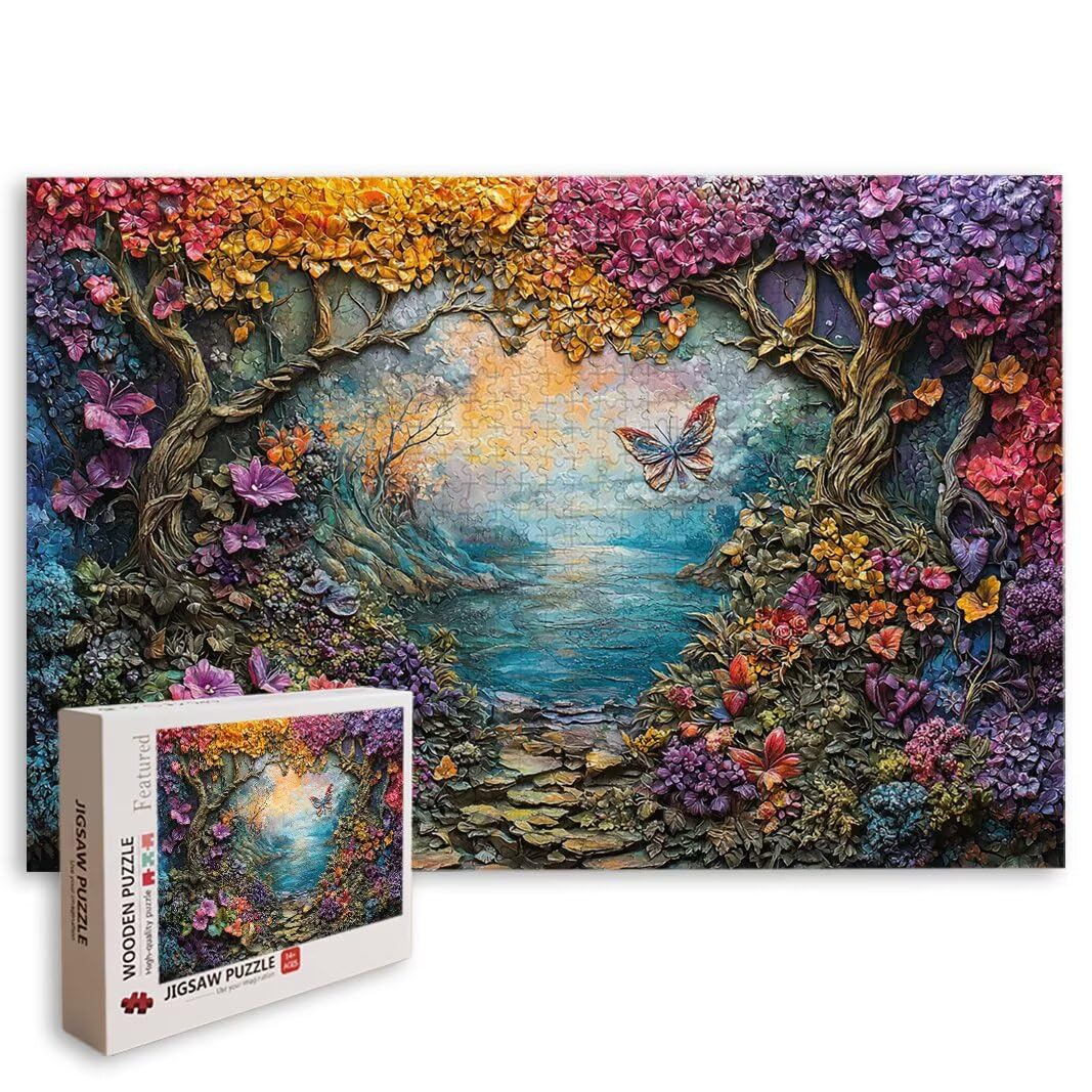 Puzzle las, puzzle 2000 elementów dla dorosłych, klasyczne puzzle
