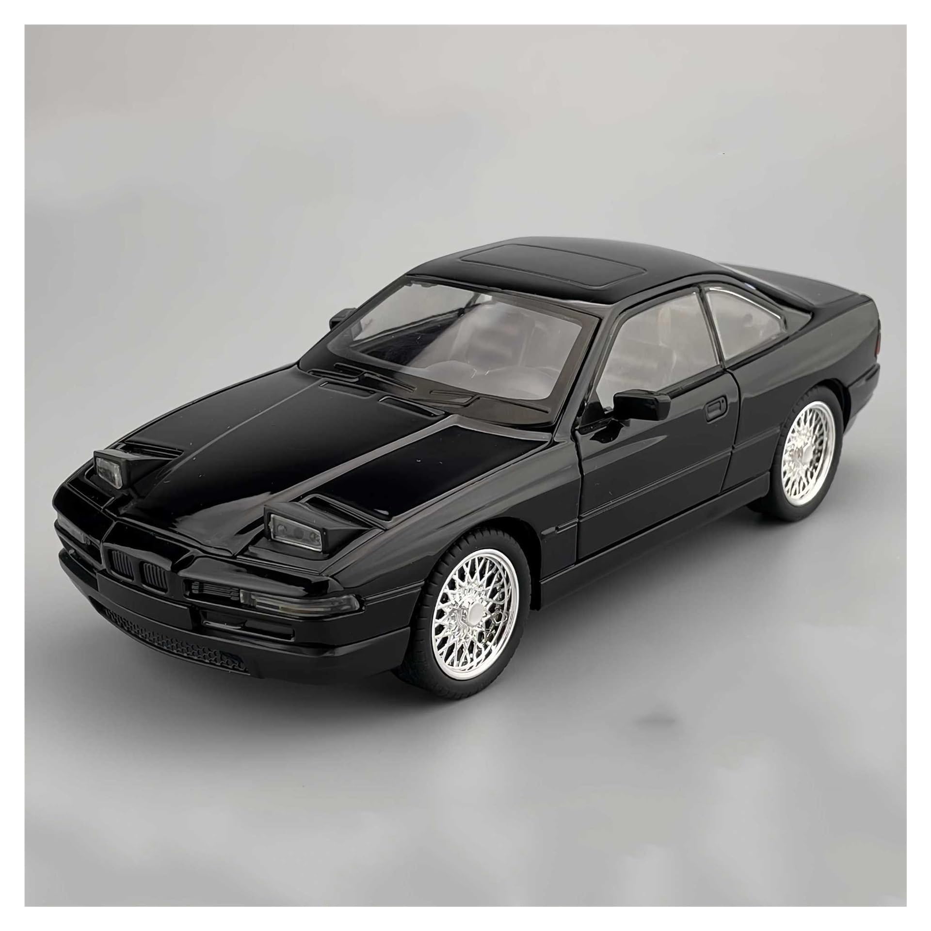 UIFCOG Die Cast Collectible Car Model 1:24 For BWM 850CSi Alloy Die Casting Model Car Ornaments(Black)