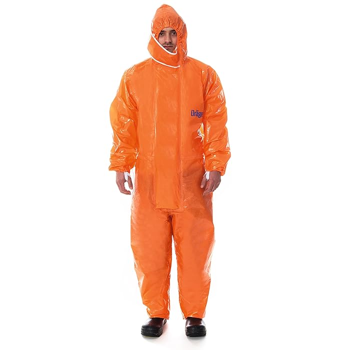 Buy Dräger SPC 4400 CLF Hazmat Suit Hooded Coverall & High Chemical