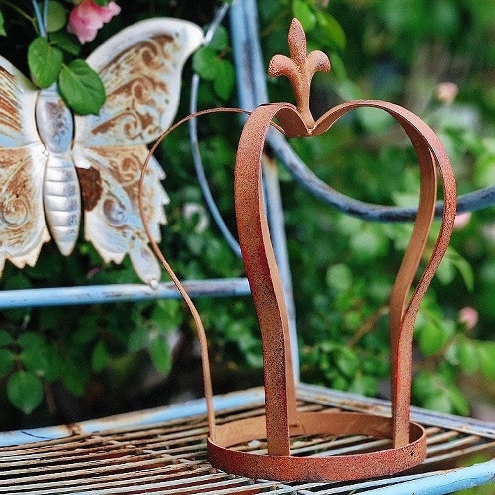 Portavasi in Ferro per antico 22cm per Giardino Decorativo Portavasi
