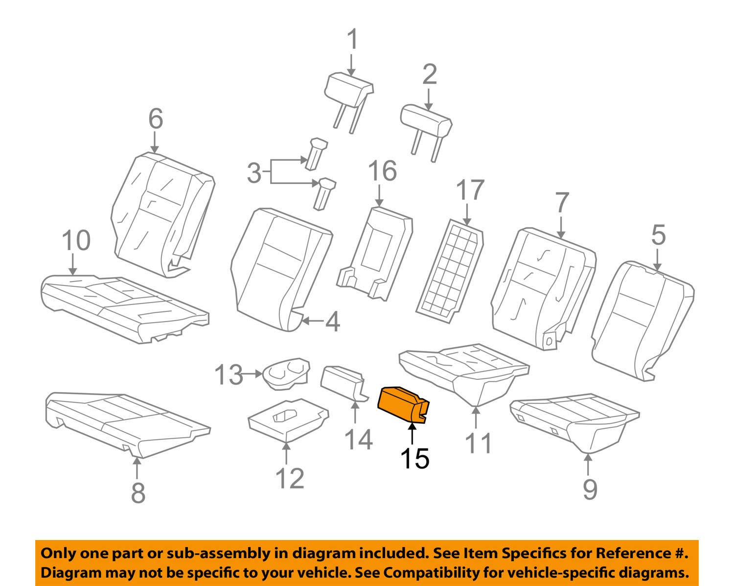 Genuine Honda 82171-SXT-A01ZB Center Trim (Lower) Cover