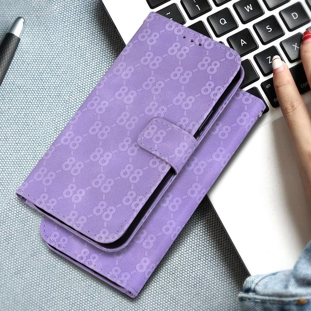 Custodia In Pelle Per Nokia 2.2 – Flip Cover Portafoglio Con Albero Della Vita – Protezione E Stile - 4