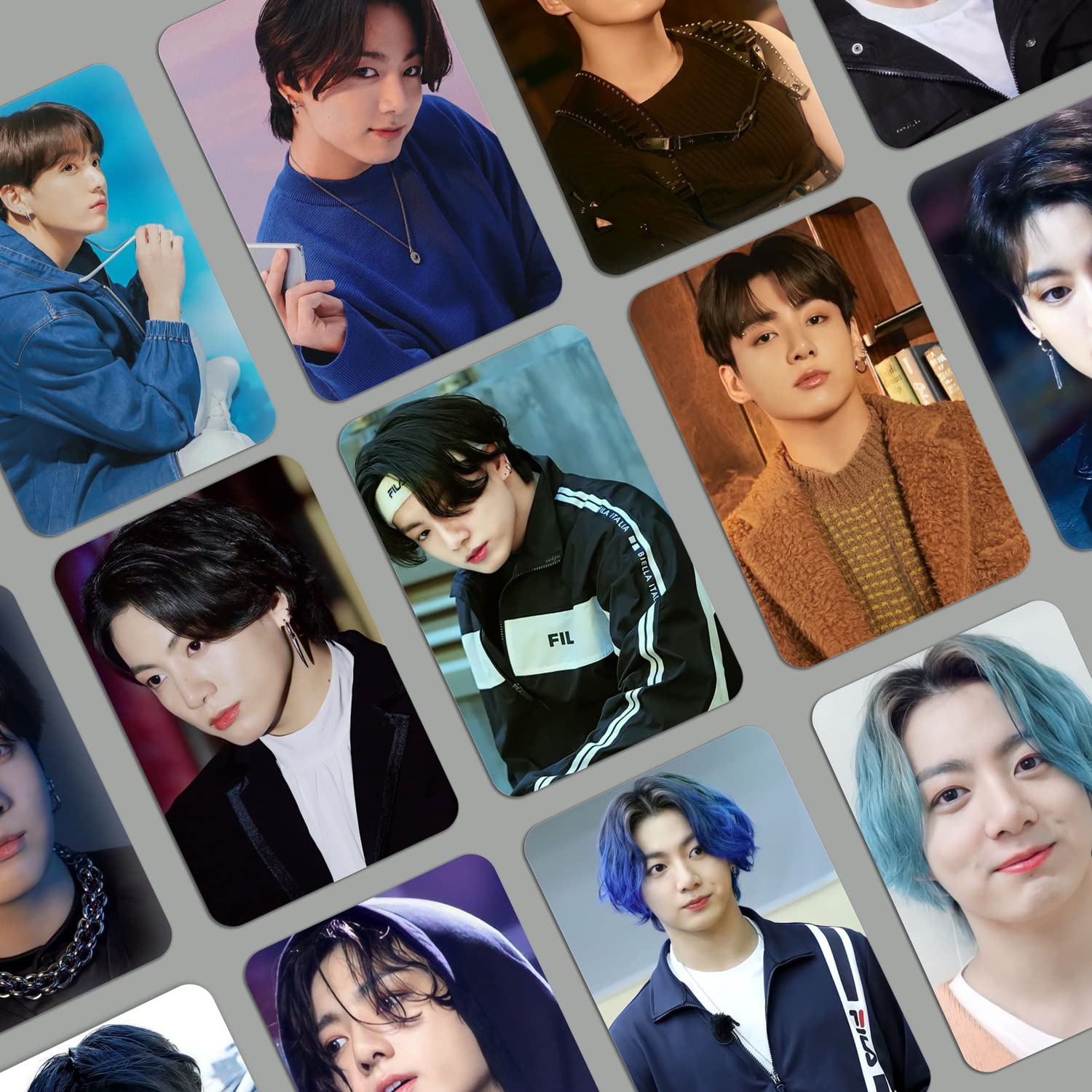 NS Trading BTS Photo Card Jungkook (Member) Bias Pack 02 Set of 16 + 2 Freebies-image-42
