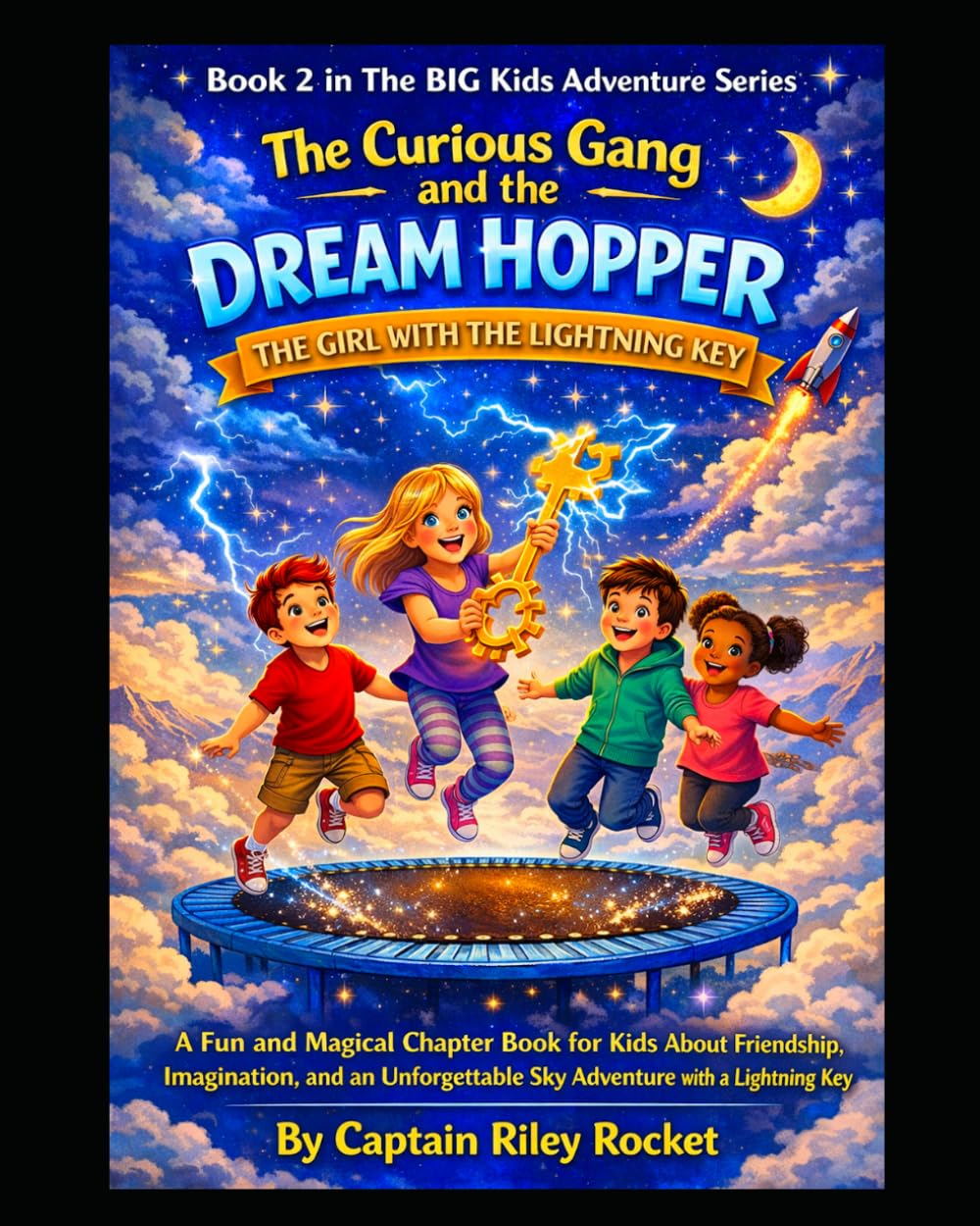 The Curious Gang and the Dream Hopper-The Girl with the Lightning Key: A Fun and Magical Chapter Book for Kids About Friendship, Imagination, and an ... Lightning Key (The Big Kids Adventure Series)