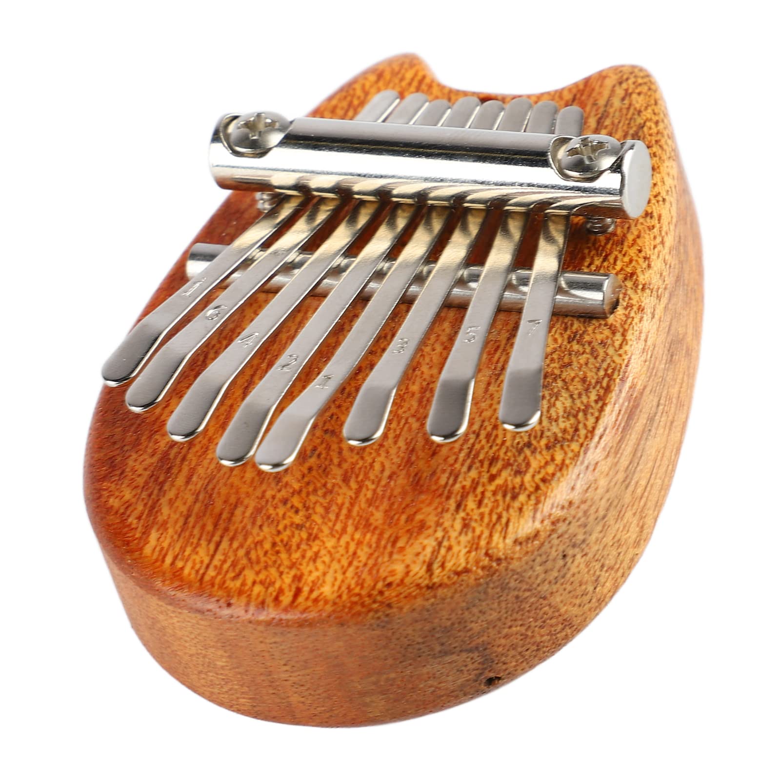 Mini Kalimba 8 Kluczowy Kciuk Fortepianowy Drewniany Instrument Muzyczny dla Dzieci z smyczyą, Mini Kalimba Kciuk Pianinowy dzieć