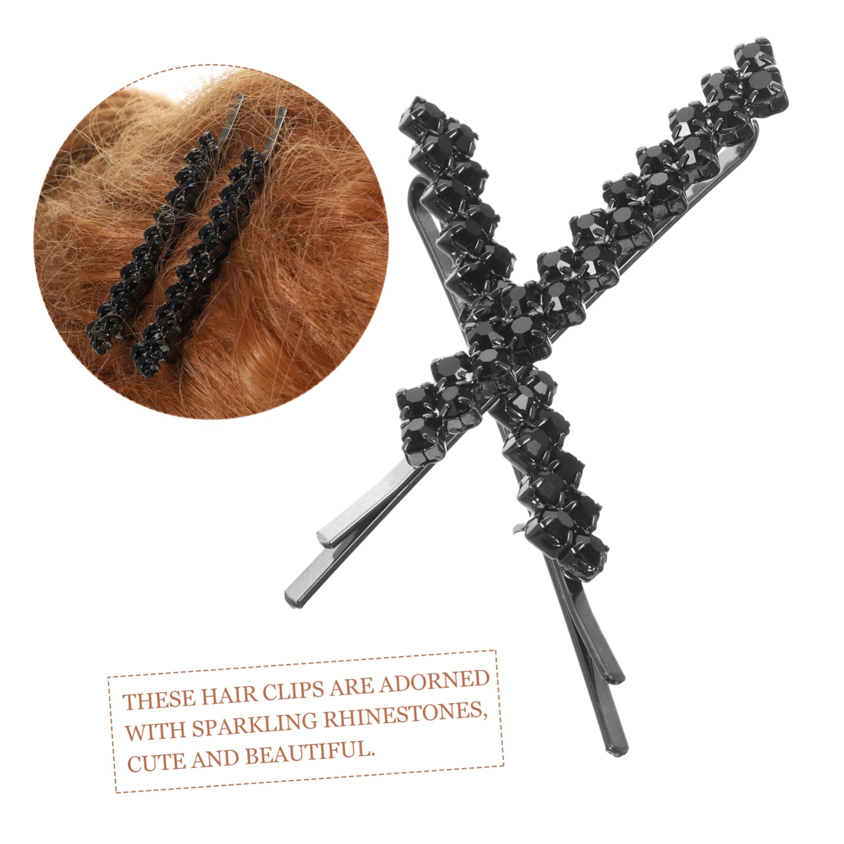 Healeved 40stücke Teiliges Haarklammern Mit Strass Dekorative Haarspangen Für Frauen Seitliche Haarklemmen Aus Hochwertigem Legierungsmaterial Für Besondere Anlässe Und Tägliches