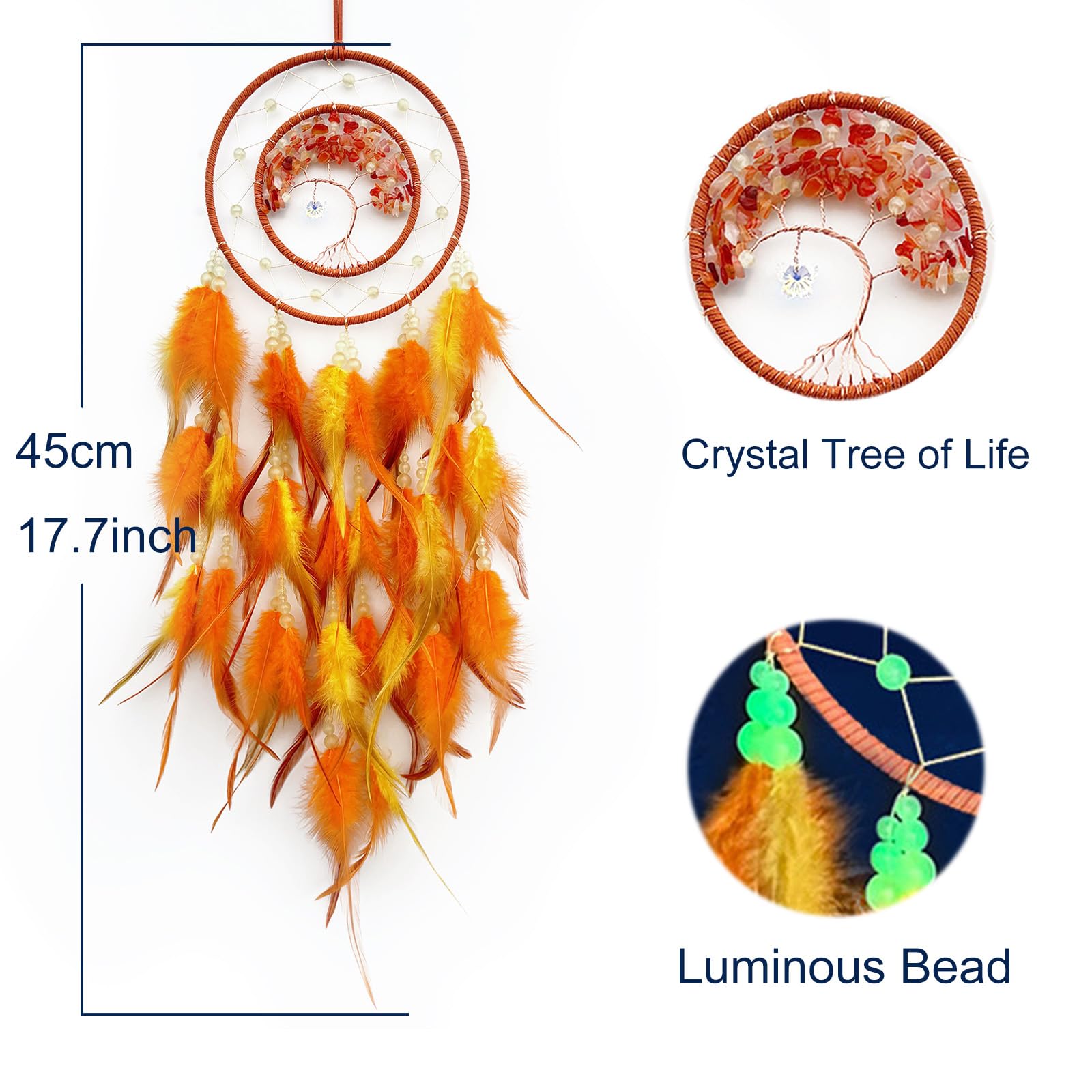Aazon.co: SOYUZU Green Drea Catchers Tree Of Life Drea Catcher For