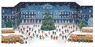 3 D Skating Somerset House 3 D skating Somerset House 358 x 245 mm Caltime Traditional Advent Calendar, Multi