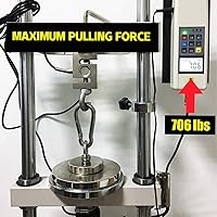 Vista 7 de DIYMAG - Imanes de pesca de neodimio fuertes, 318 kg de fuerza de tracción, imán de tierras raras con agujero avellanado, diámetro de 2.95 pulgadas