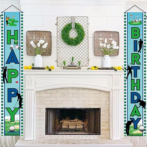 Miniatura 8 de Cartel de puerta de feliz cumpleaños de tiburón, letrero de porche y telón de fondo para fiesta de cumpleaños