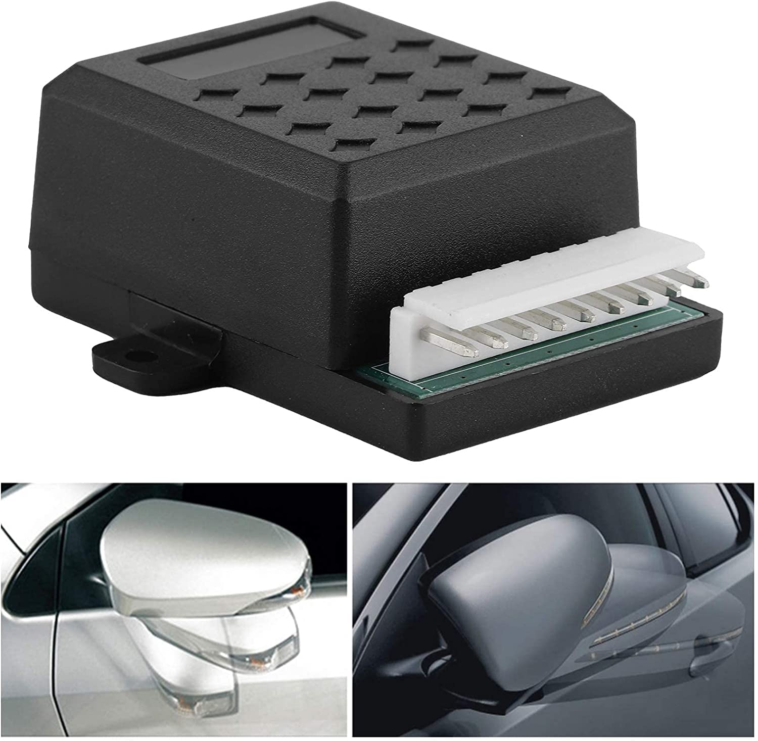 Amazon.com: KIMISS Rear Mirror Folding Switch with Wire Harness,  Automatical Folding Mirror Control Unit Electirc Automatically Power Folding  Mirror Control Unit Box NQ-RMF01A
