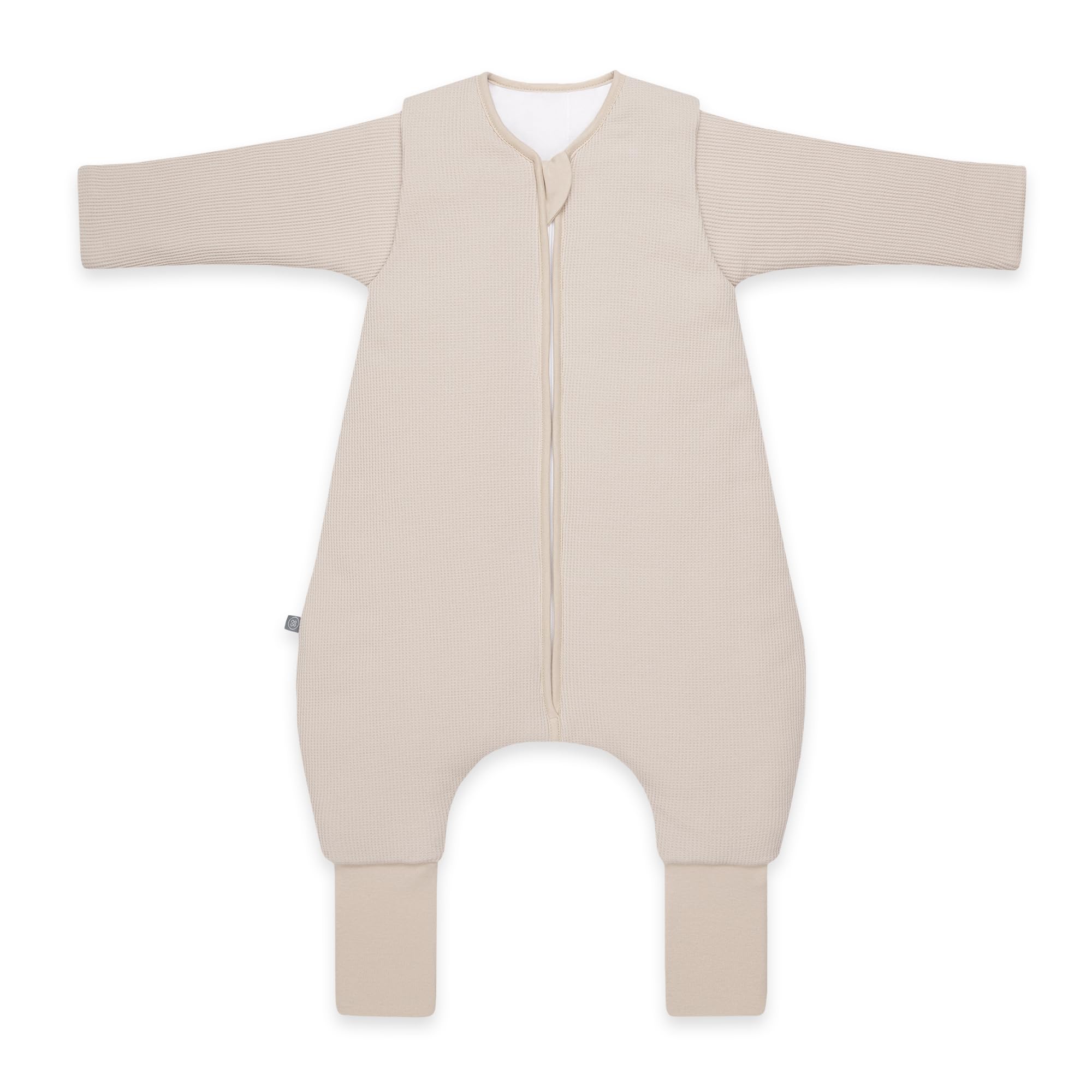 emma & noah Baby Schlafsack – Extra warm & kuschelweich für kalte Nächte – 3.5 TOG, mit Füßen & abnehmbaren Ärmeln, Bio-Baumwolle