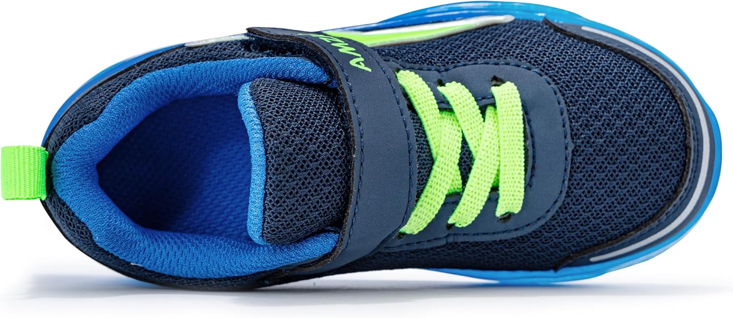 ZKA Toddler Light Up Shoes for Girls Boys Size 5 to Size 13 Sparkle Walking Running Tennis Casual Fashion Sport - Image 3